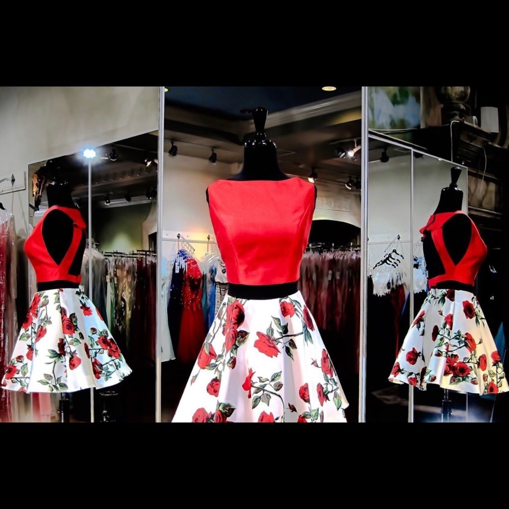 Two piece Homecoming dress